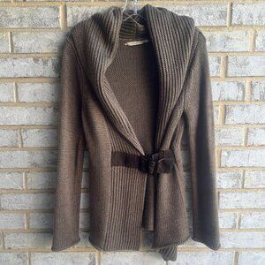 Soft Surroundings Long Sleeve Shawl Collar Cardigan Sweater  Women's Size S.